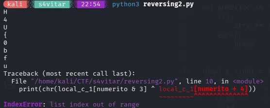 Primera parte codigo flag